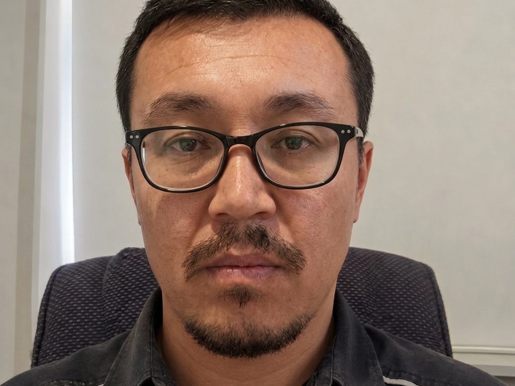 Portrait of Mohammad Asif Rizayee, Director of CoreStone Tiling Group.