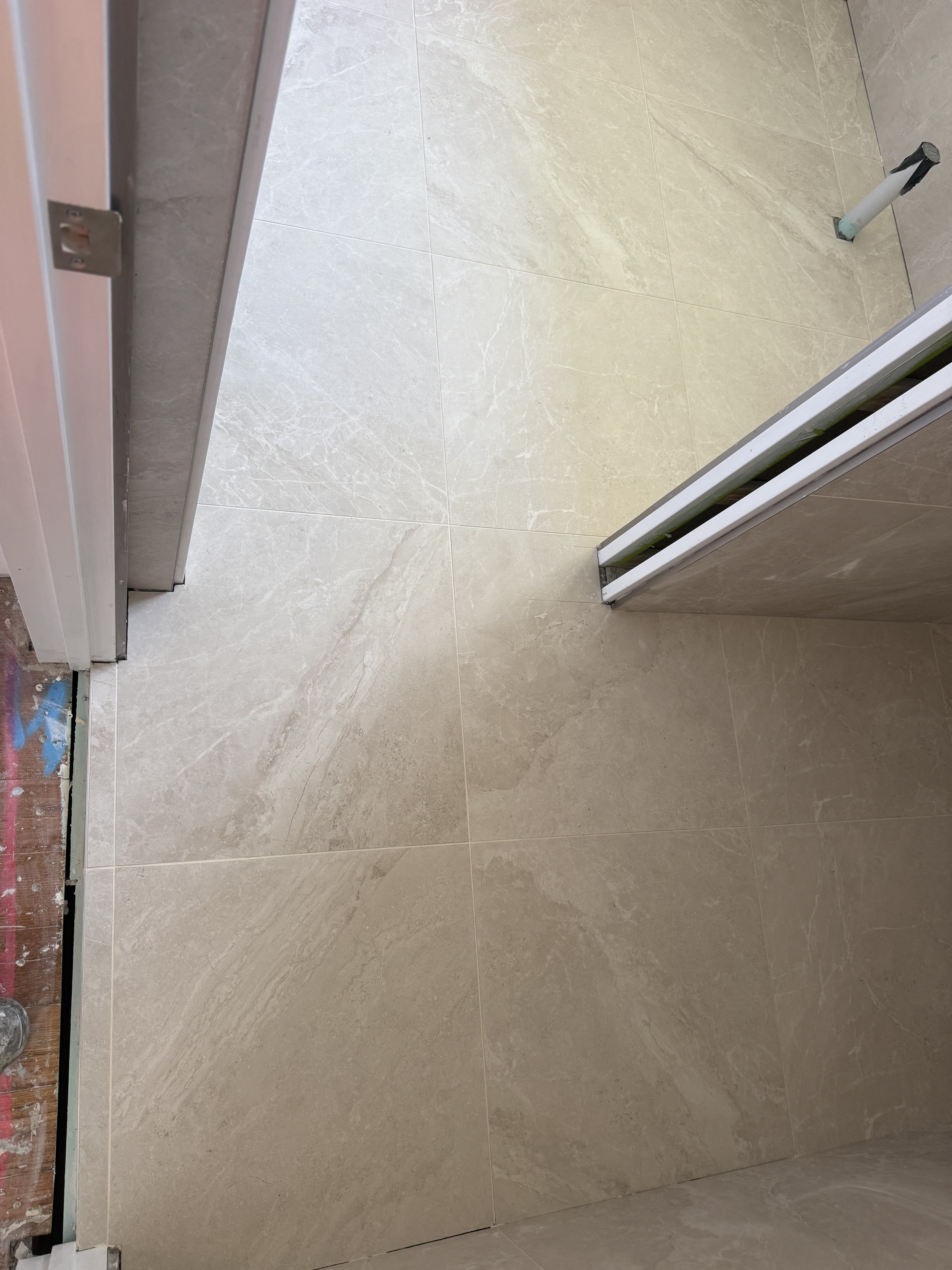 Luxury beige bathroom tiling project in Melbourne, Victoria - gallery photo
