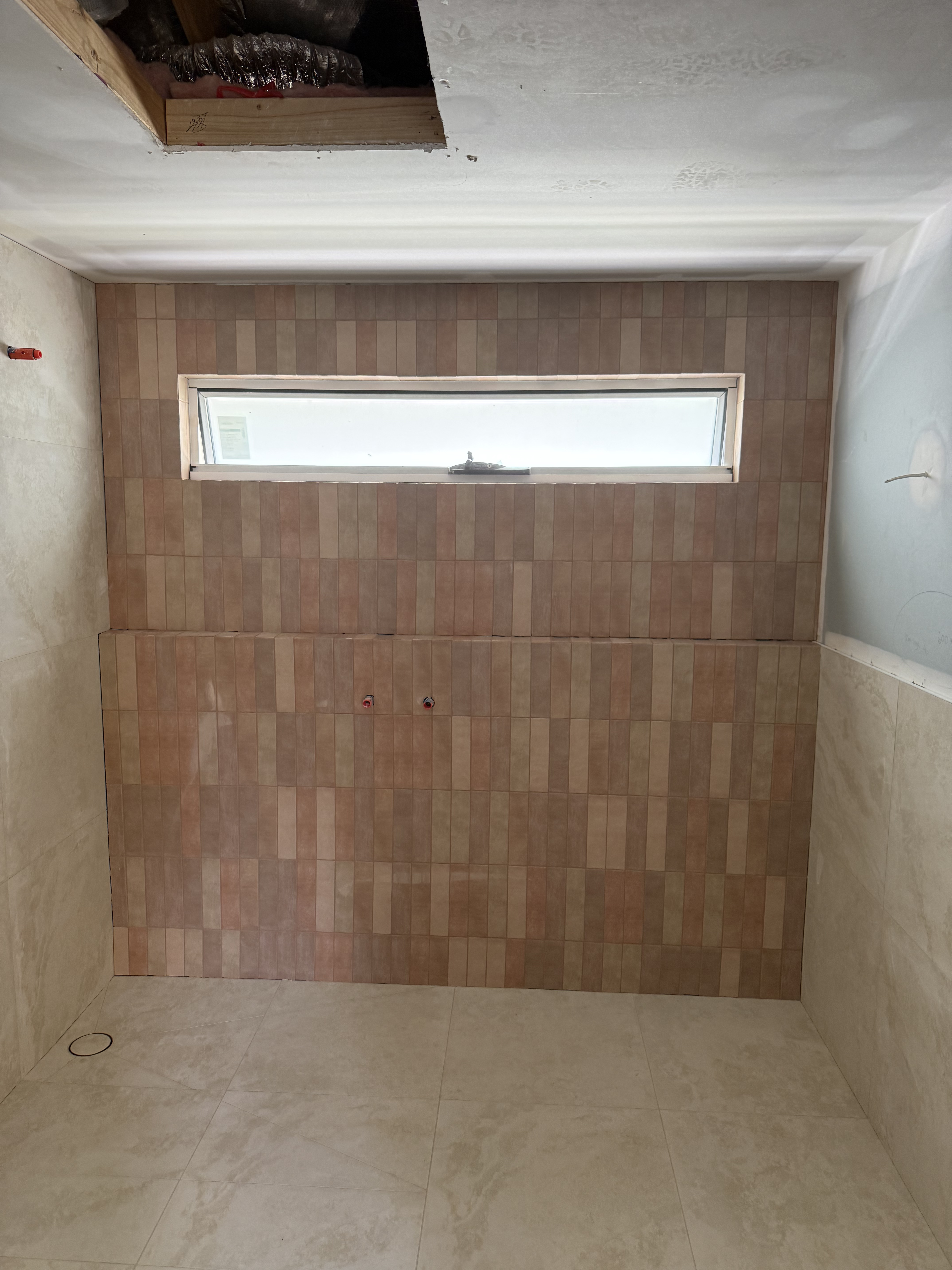 Bathroom shower tiling project in Melbourne, Victoria - gallery photo