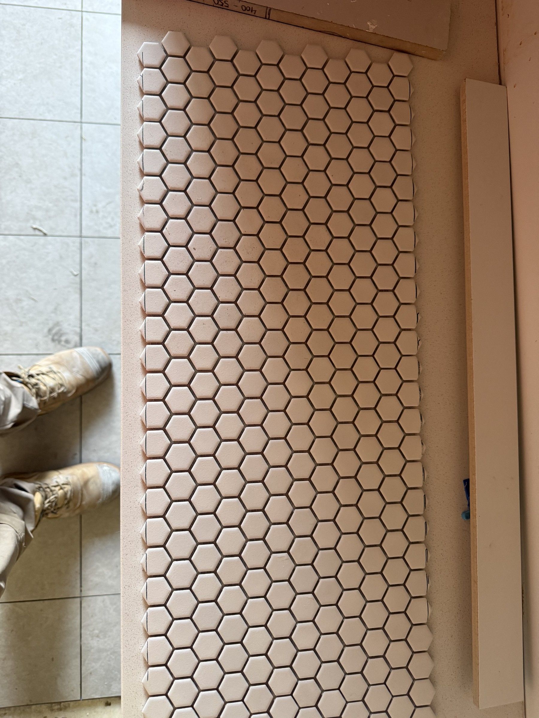 Crib Point Hexagon Mosaic Tiling