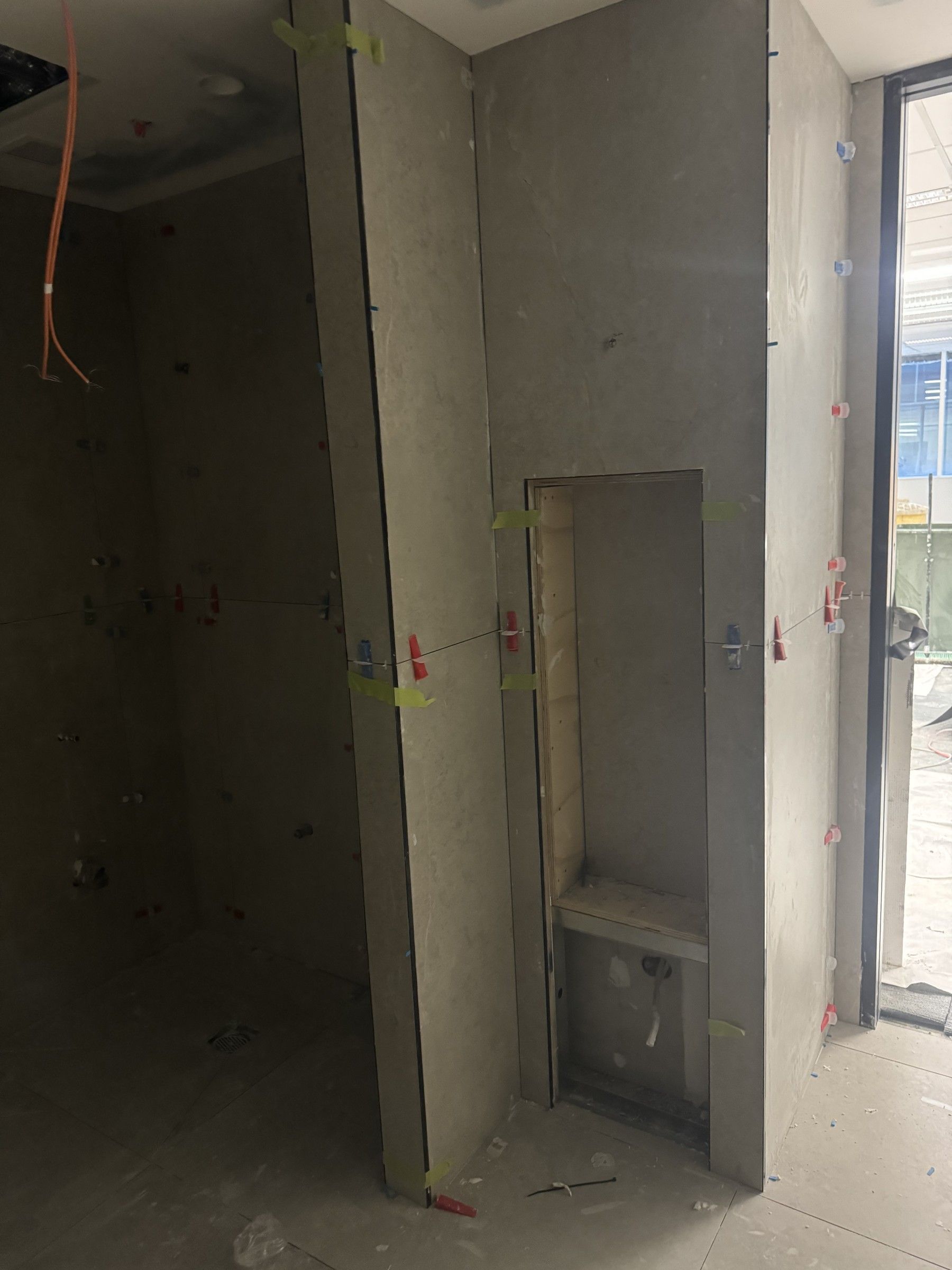 East Melbourne Bathroom Shower Tiling - gallery photo