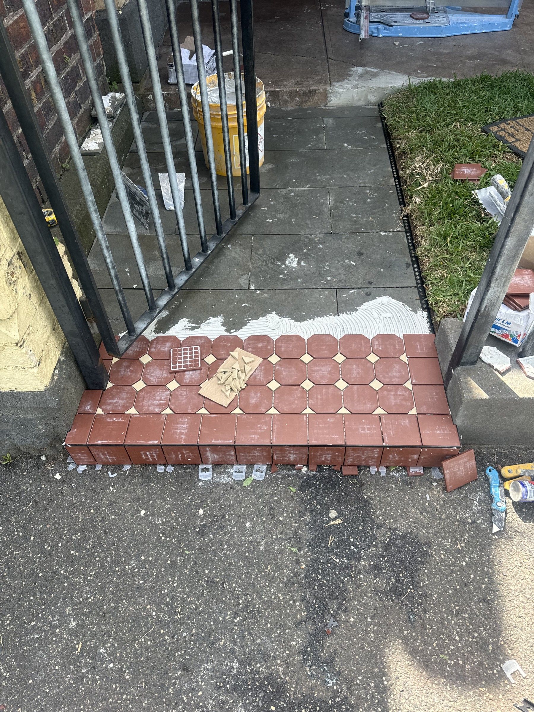 Fitzroy North Entrance Step Tiling - gallery photo
