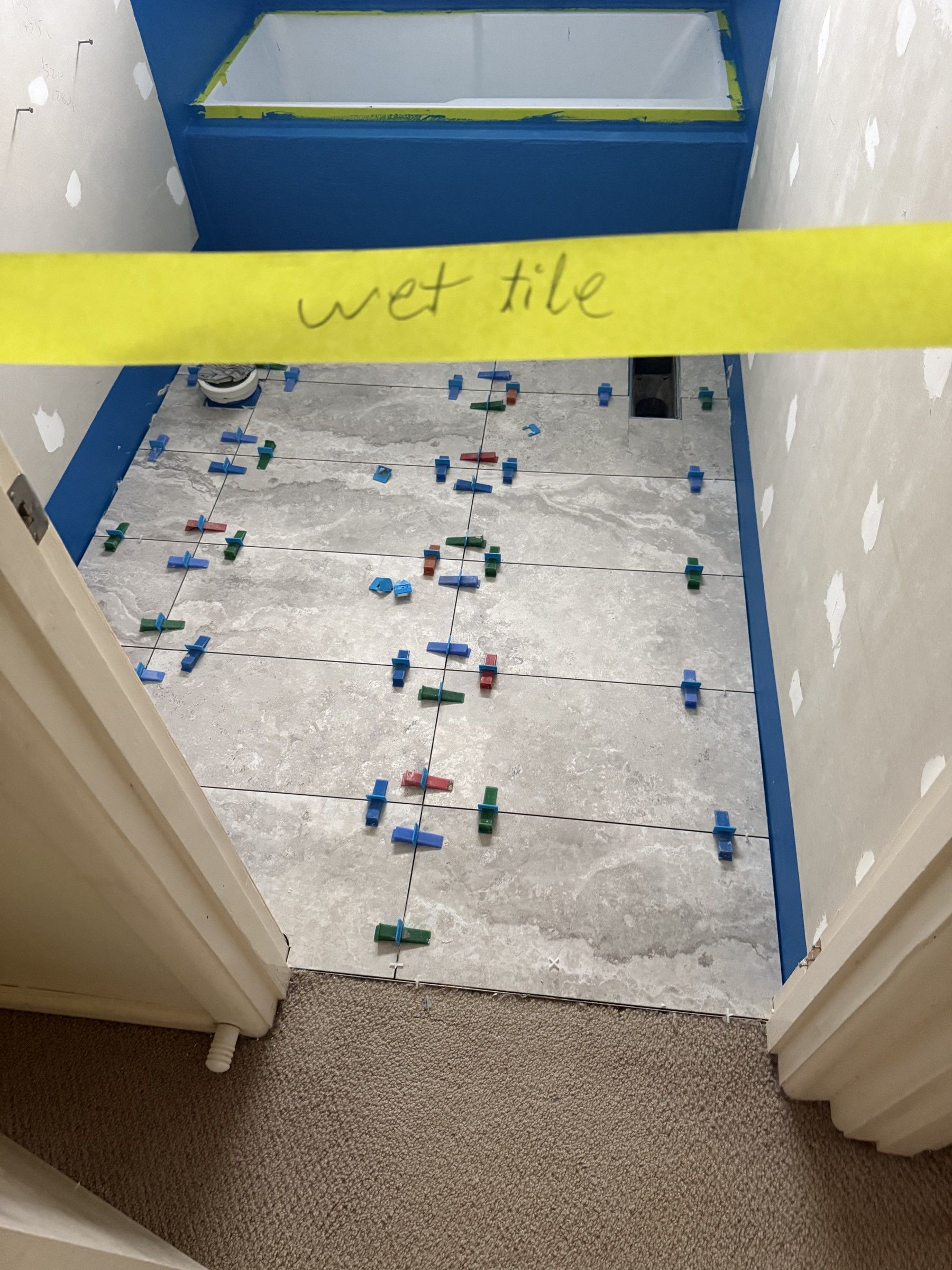 Kilsyth Bathroom Floor Tiling - gallery photo