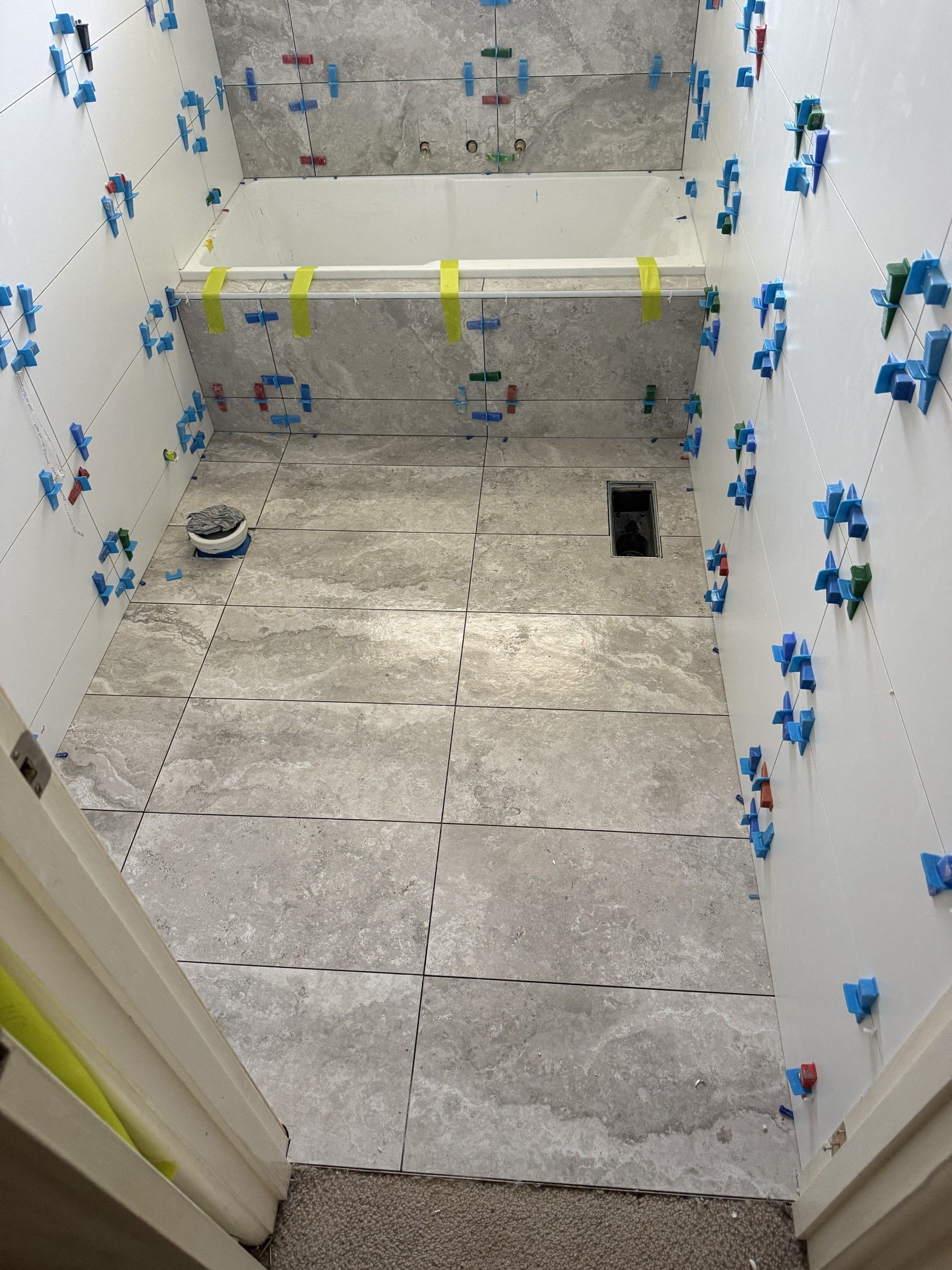 Kilsyth Bathroom Floor Tiling - gallery photo