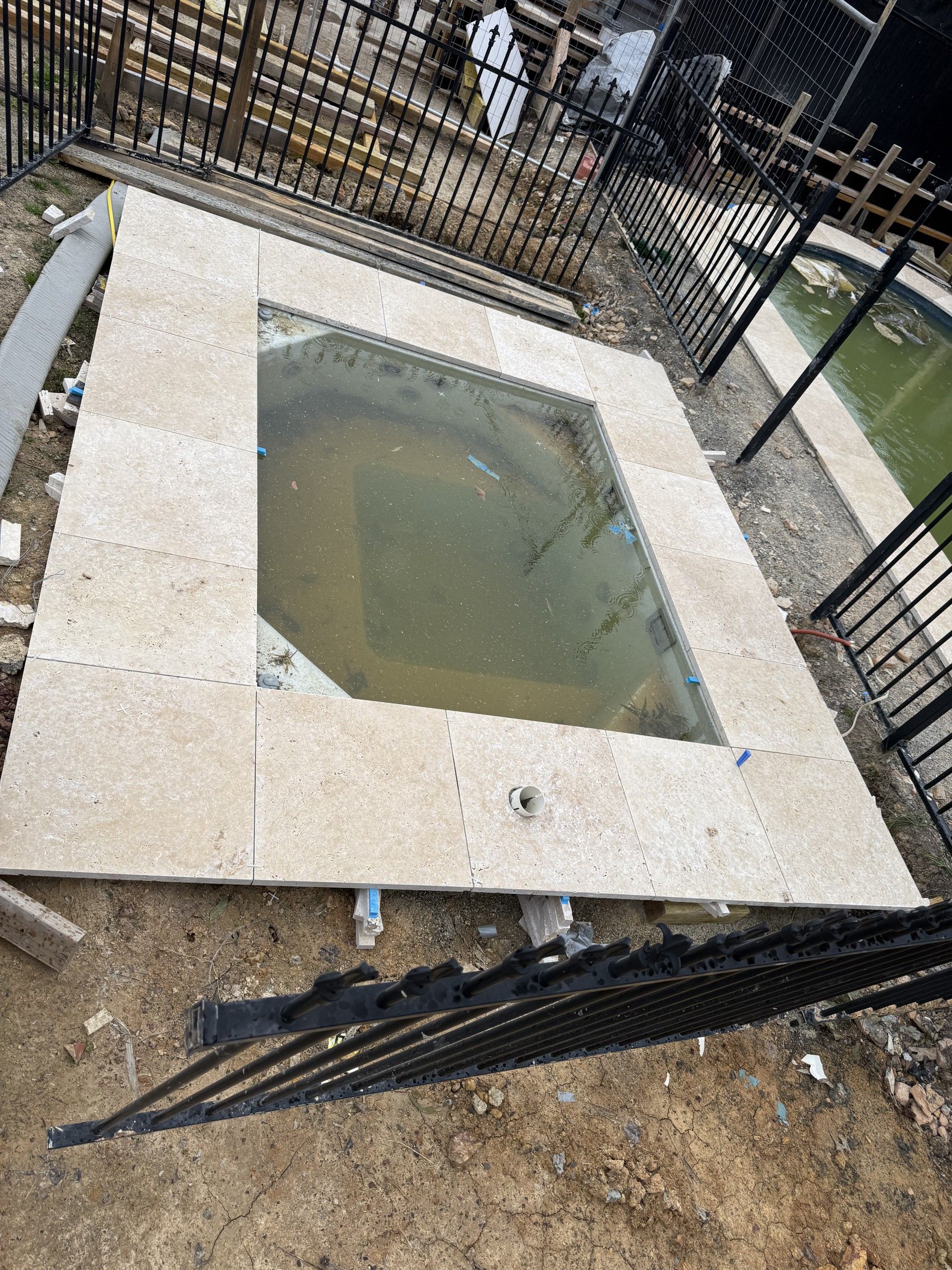 Park Orchards Travertine Pool Coping